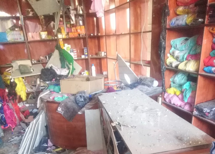 الحسكة.. جرحى بانفجار قنبلة بمحل ألبسة في رأس العين