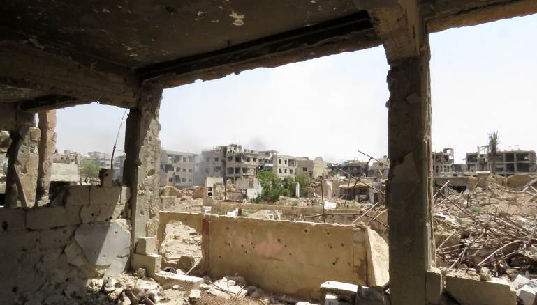 قبل زيارة أممية.. ميليشيا حزب الله تسحب عناصرها من محيط مقام سُكينة في داريا