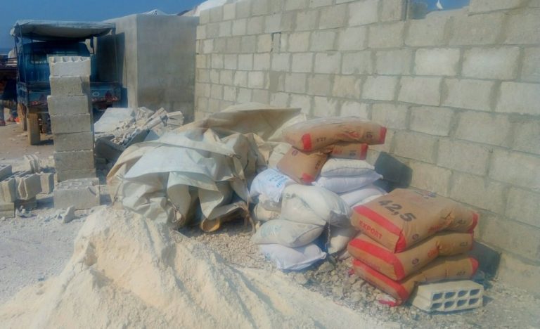 أسعار بعض مستلزمات البناء في شمال غرب سوريا