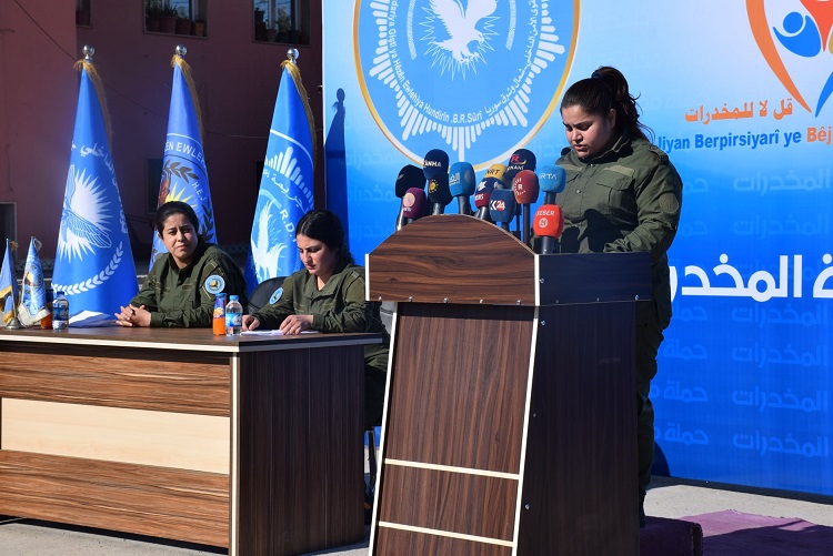 آساييش تعلن اعتقال 109 أشخاص بحملة لمكافحة المخدرات