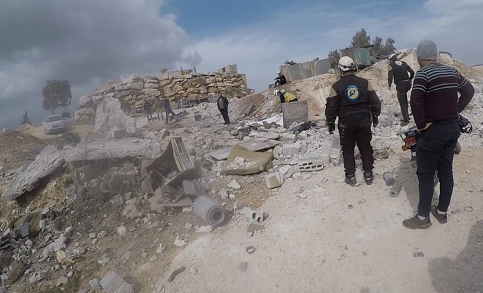 انفجار داخل مقلع يودي بحياة 5 عمال غرب إدلب