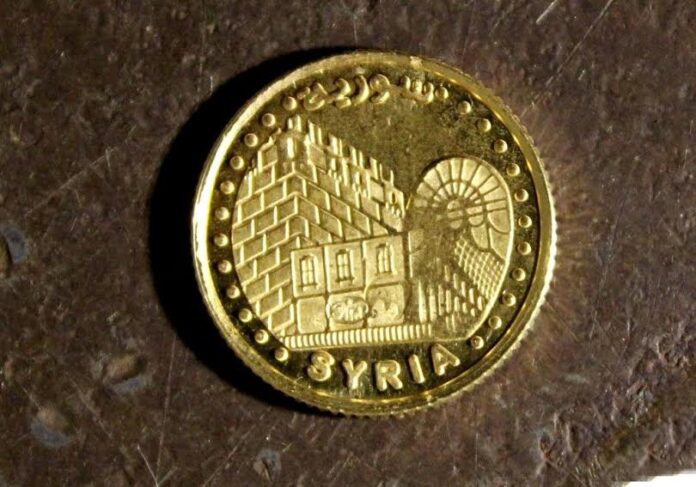 تراجع كبير في السعر الرسمي للذهب بدمشق