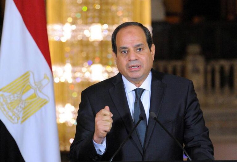السيسي: حصة مصر من مياه النيل خط احمر
