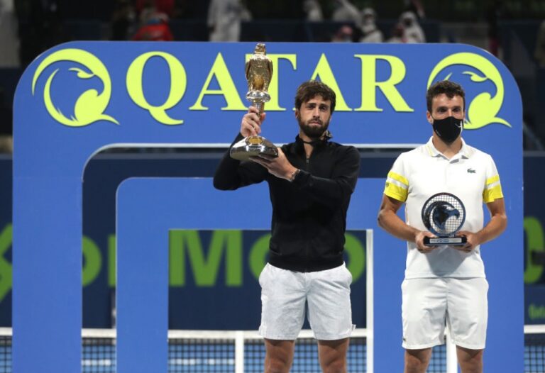 باسيلاشفيلي يحرز بطولة قطر المفتوحة للتنس