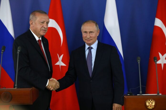 اردوغان وبوتين يطلقان عن بعد بناء مفاعل نووي