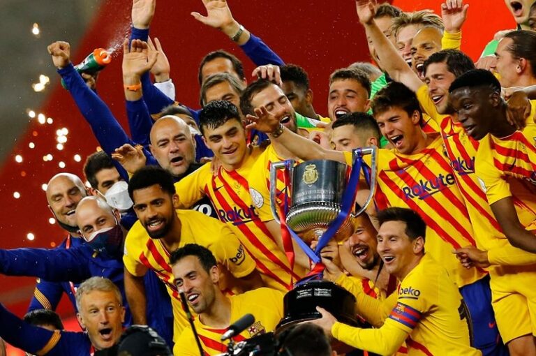برشلونة يتوّج بلقب كأس ملك إسبانيا